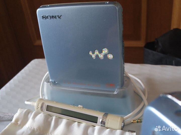 Sony Walkman MZ-EH50 hi-md плеер синий Минидиск