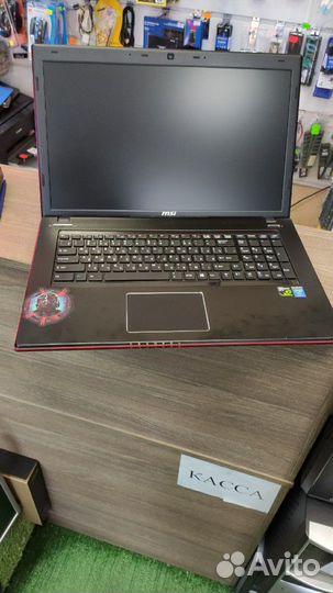 Игровой ноутбук MSI Core i7 + SSD + GTX 850 4gb