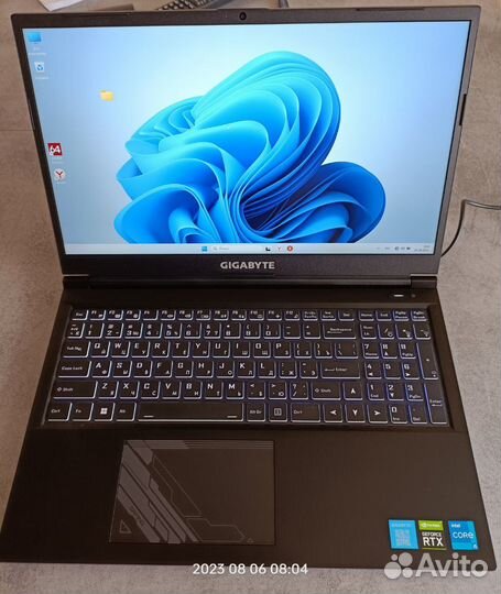 Новый игровой, компактный ноутбук i5-12500/RTX3050