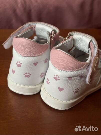 Туфли летние ясельные для девочки