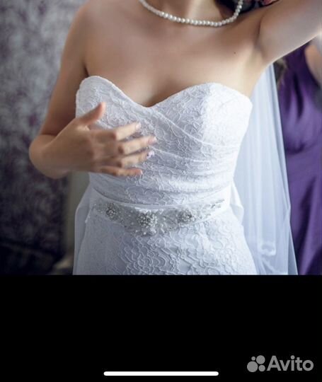 Свадебное платье рыбка