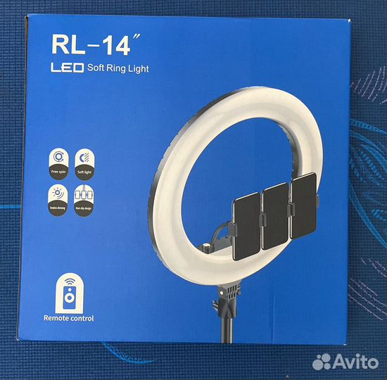 Кольцевая лампа со штативом новая