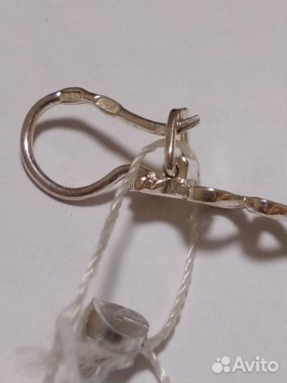 Серьги с настоящим жемчугом 925 проба. Новое