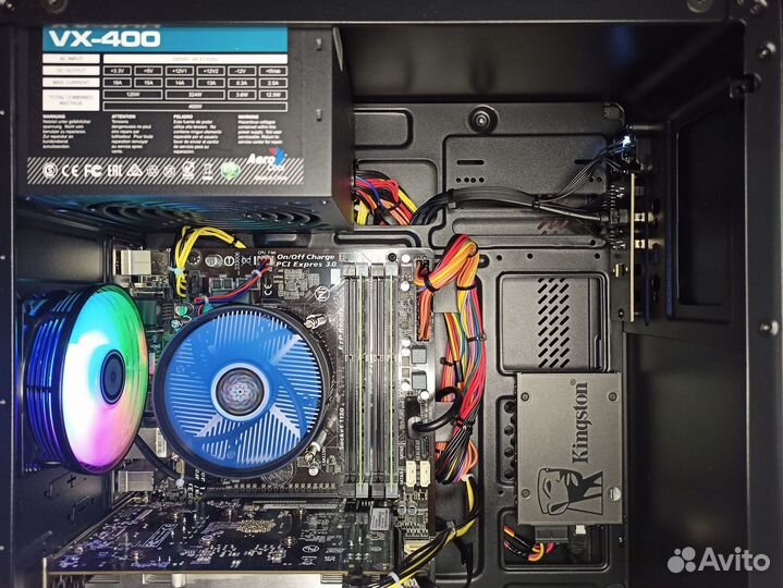 Игр пк E3-1270 v3(i7-4770) GTX1650-4Gb(gddr6) 16Gb