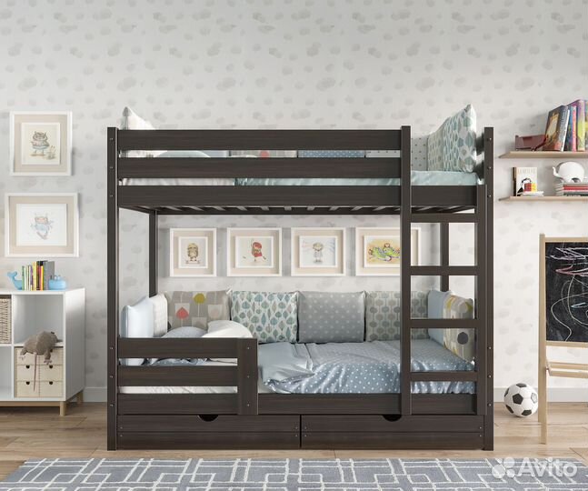 Двухъярусная кровать детская