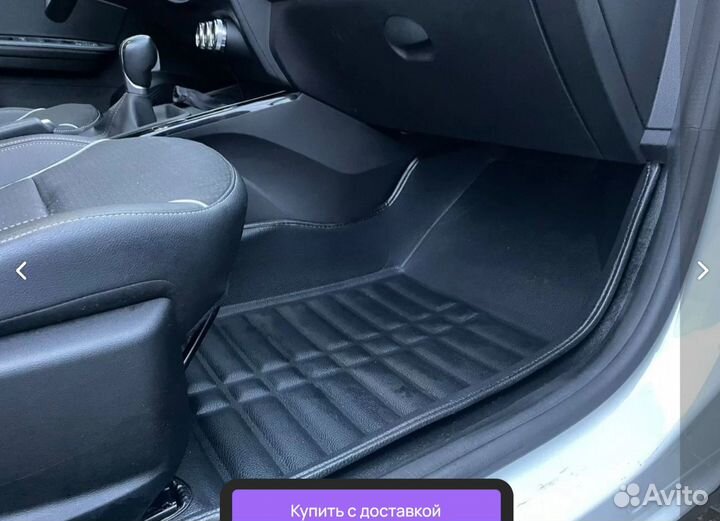 Автомобильные ковры 5D Renault Arkana Экокожа
