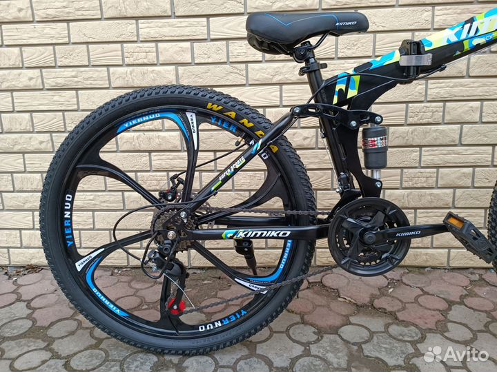 Велосипед складной на литых дисках взрослый