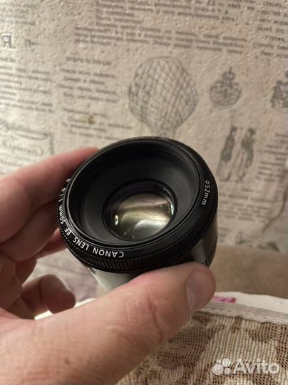 Объектив canon ef 50mm f 1.8