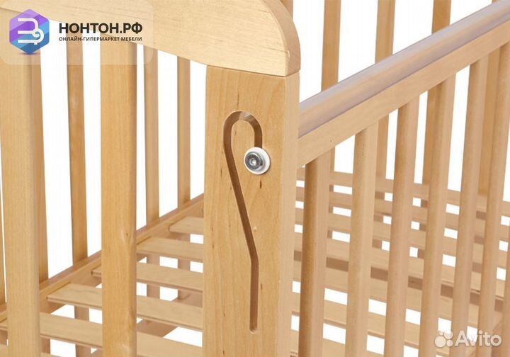Кроватка детская Simple 304 натуральная