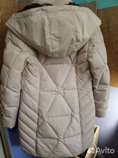Пальто пуховик женское зимнее 44 46