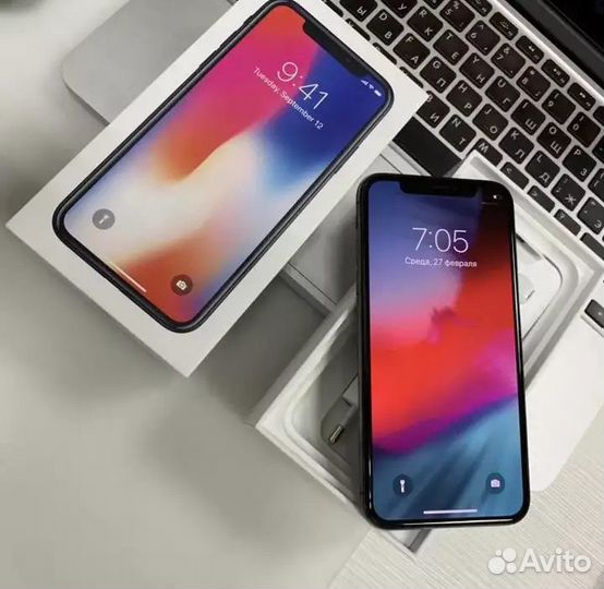 iPhone X 256 gb space gray ART 598