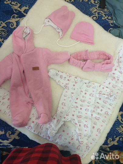 Конверт на выписку для девочки зима