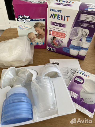 Молокоотсос ручной avent natural