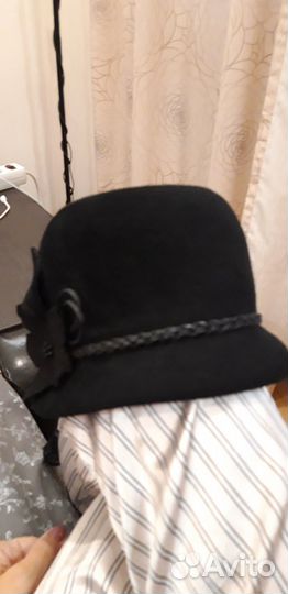 Шляпка женская фетровая