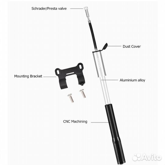 Велосипедный mini насос