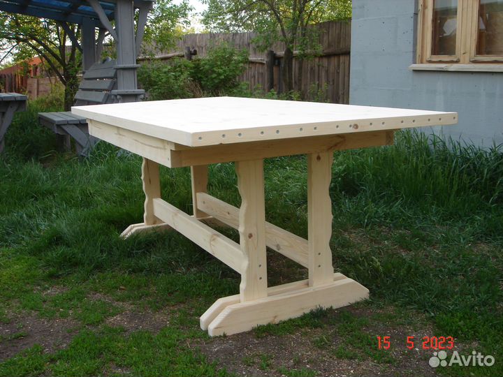 Стол 2 х 1 м (сосна)