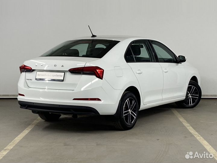 Skoda Rapid 1.6 AT, 2021, 75 262 км