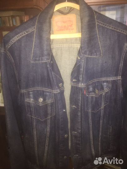Джинсовая куртка мужская levis размер l
