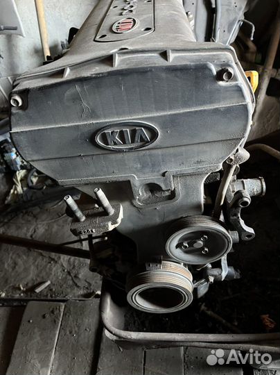 Двигатель в сборе на kia spectra 1.8