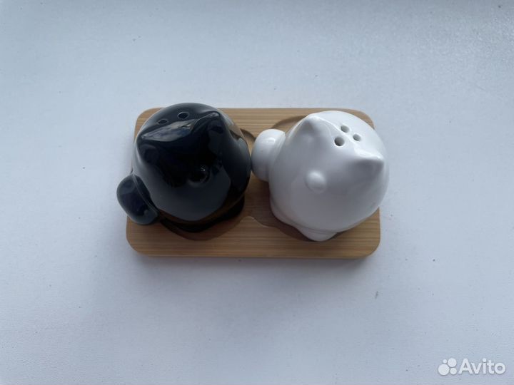 Наьор для специй на подставке кошки