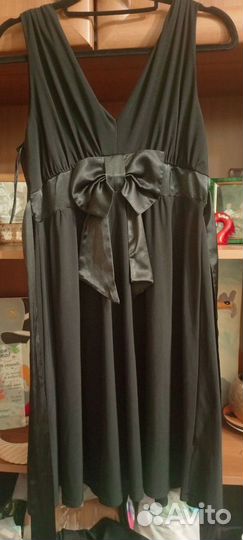 Атласное платье