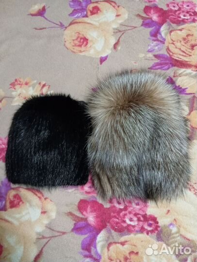 Шапка норковая женская бу