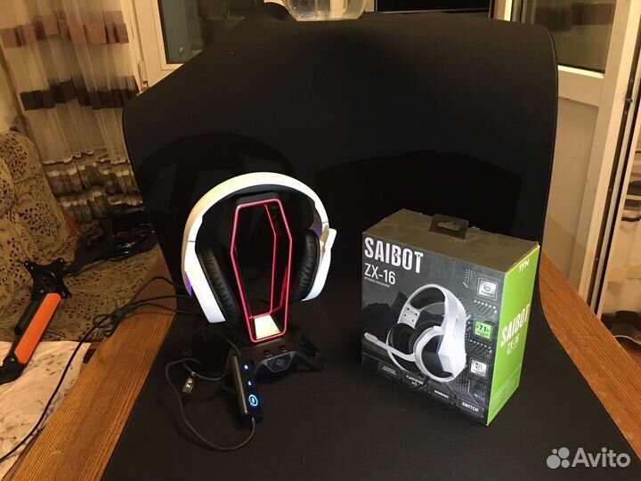 Игровые проводные наушники saibot ZX-16