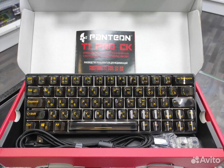 Механическая клавиатура Panteon T1 PRO CK BS черн