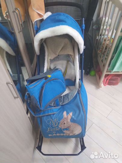 Коляска санки