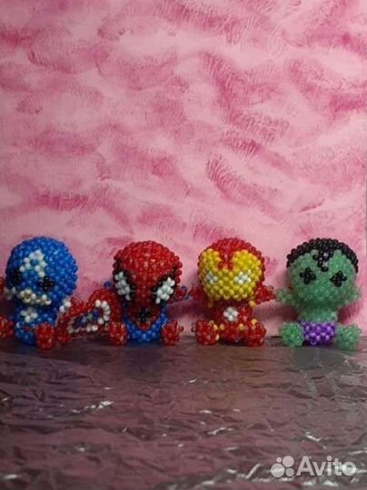 Амигуруми марвел из бисера