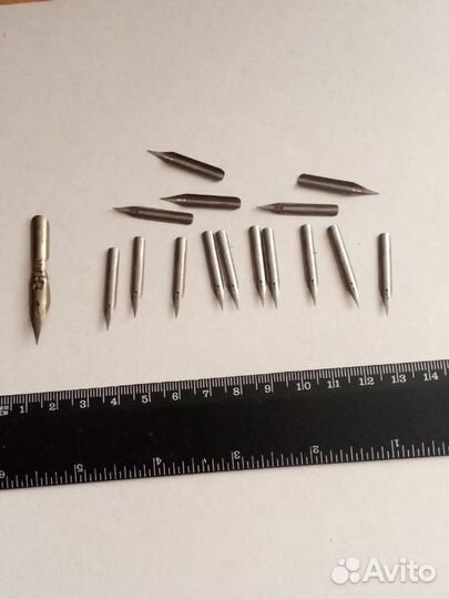 Перья для перьевой ручки 37 штук СССР разные