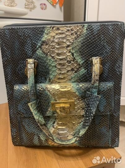 Сумка из кожи питона