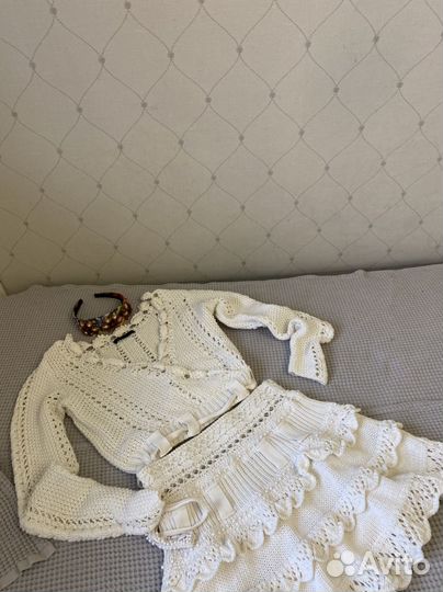 Вязанный костюм женский