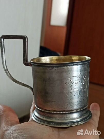 Подстаканник серебро 84 проба