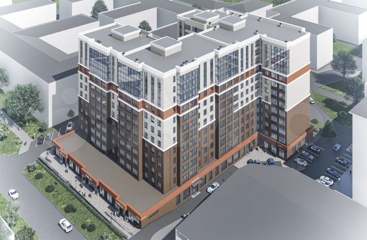 3-к. квартира, 93,9 м², 6/12 эт.