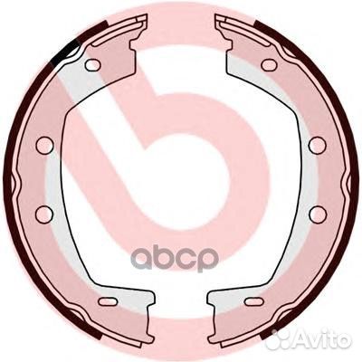 Колодки тормозные стояночного тормоза зад S