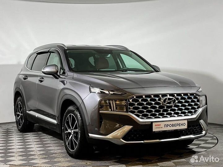 Hyundai Santa Fe 2.2 AMT, 2021, 92 390 км