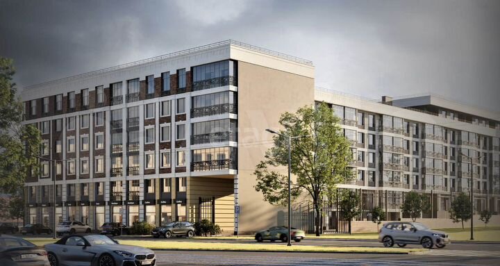 1-к. квартира, 47,2 м², 6/6 эт.