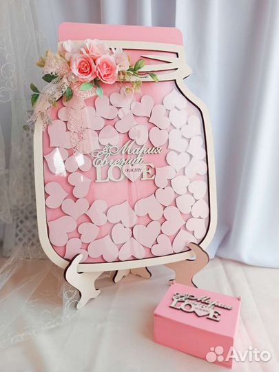 Банка-копилка пожеланий на свадьбу