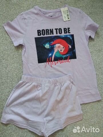 Штаны с монстерой и фламинго