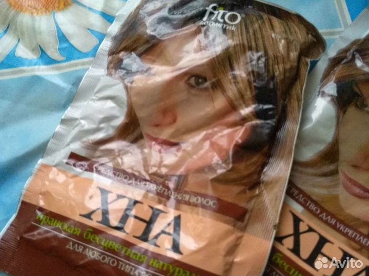 Хна для волос 2шт -50р