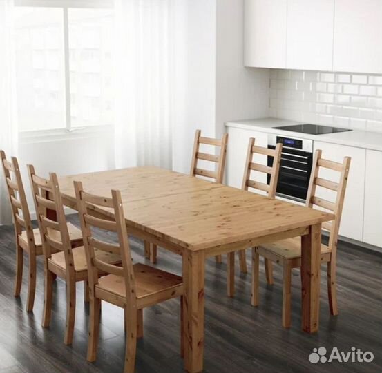 Раздвижной стол Стурнэс IKEA 603.714.08