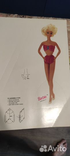 Барби 90х вырезная кукла