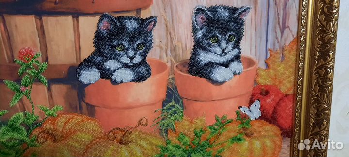 Картина, вышитая бисером