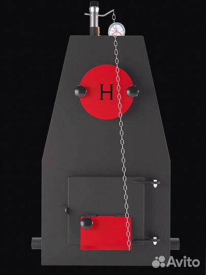 Твердотопливный котёл 50 квт