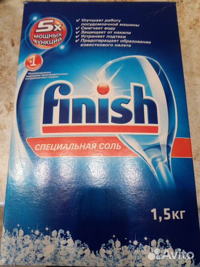 Соль для посудомоечной машины Finish