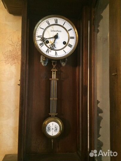Старинные часы Лерой Париж 1892г