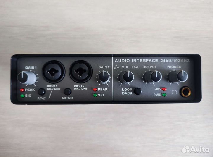 Профессиональная звуковая карта 24 bit/192 kHz
