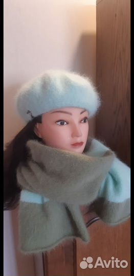 Комплект (берет, палантин, варежки)