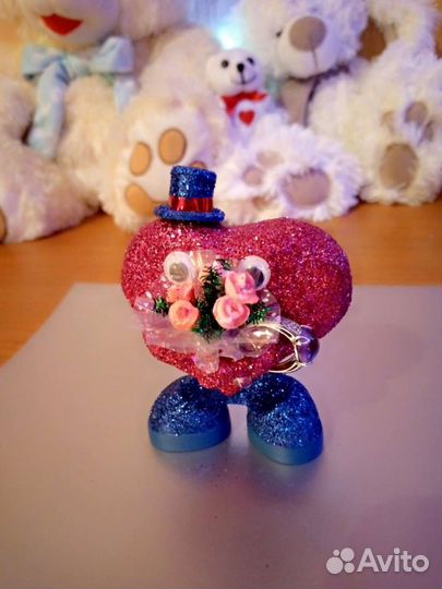 Сердце фигурка - коллекционный сувенир